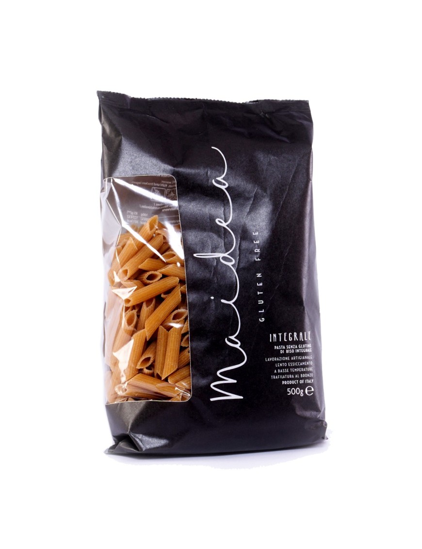 Pasta di Riso Senza Glutine - PENNE Rigate Integrali MAIDEA 500g