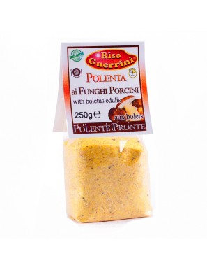 Polenta prête avec des bolets