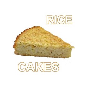 Reiskuchen und Kekse
