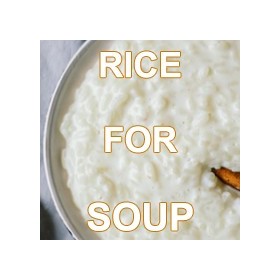 Rice for soup